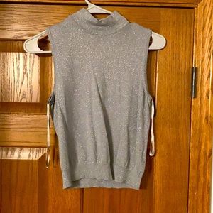 Silver Formal Crop Shirt